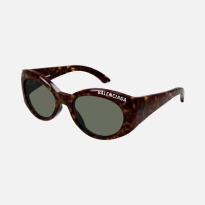 Balenciaga havana oval sunglasses - Lux Studios