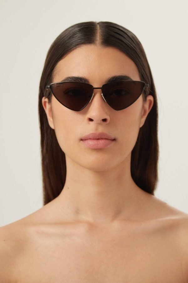 Balenciaga metal extreme cat-eye sunglasses - Lux Studios