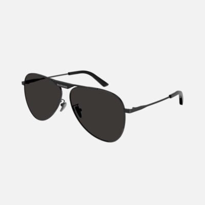 Balenciaga metal pilot sunglasses with logo - Lux Studios