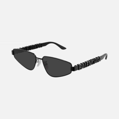 Balenciaga metal sunglasses with Swarovski logo - Lux Studios