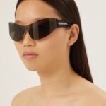 Balenciaga MONO CAT 2.0 grey cat eye mask - Lux Studios