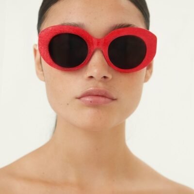 Balenciaga oval femenine sunglasses - Lux Studios