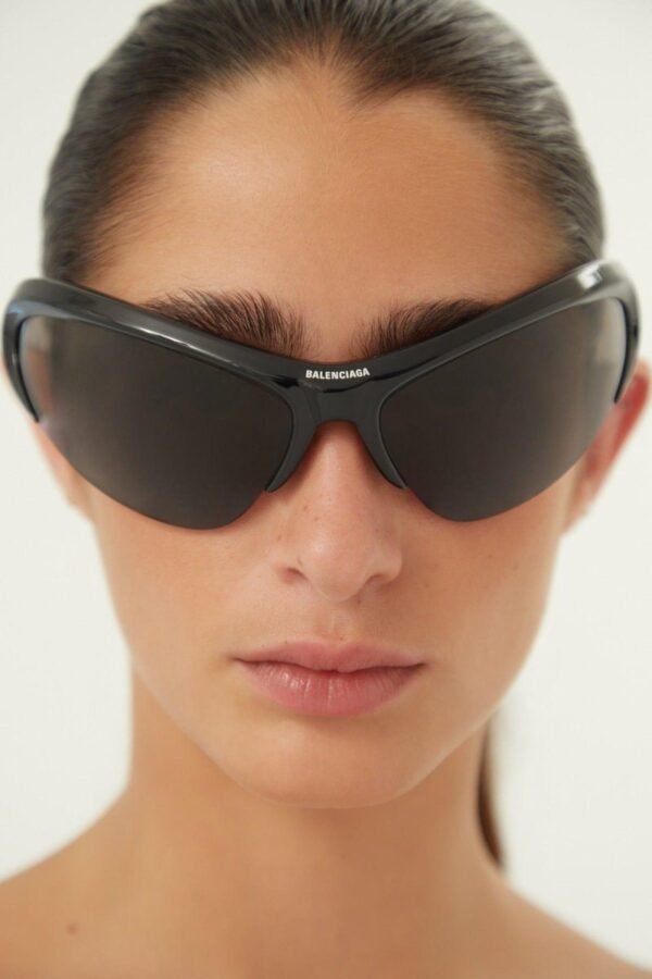 Balenciaga wire CAT black sunglasses - Lux Studios
