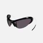 Balenciaga wire CAT black sunglasses - Lux Studios