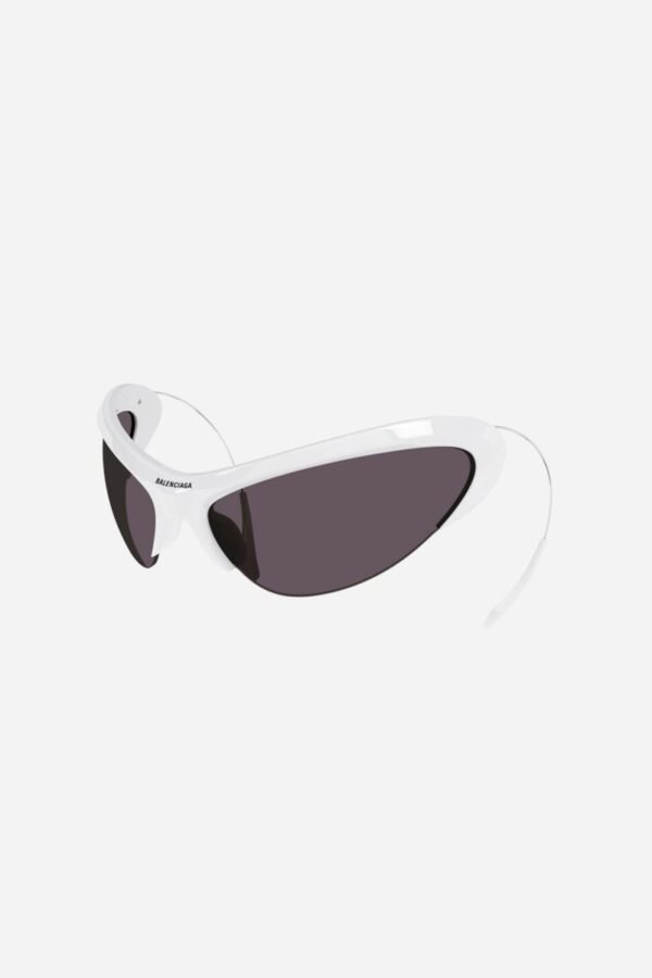 Balenciaga wire CAT white sunglasses - Lux Studios