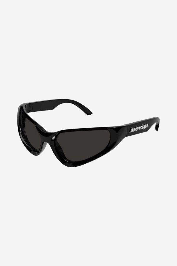 Balenciaga Xpander BB0202s-001 wrap around black sunglasses - Lux Studios