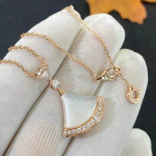 DREAM NECKLACE MOP ROSE GOLD DIAMOND