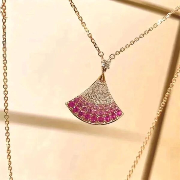 DREAM NECKLACE ROSE GOLD PINK DIAMOND