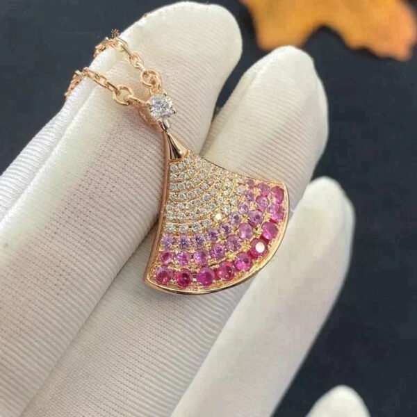 DREAM NECKLACE ROSE GOLD PINK DIAMOND