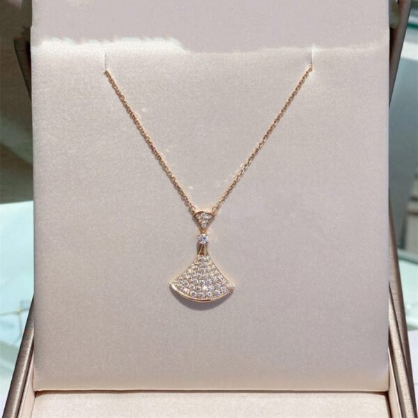 DREAM NECKLACE ROSE GOLD FULL DIAMOND