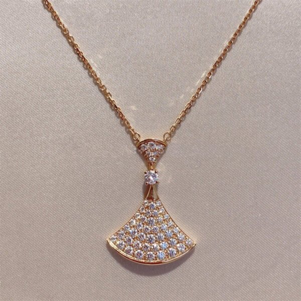 DREAM NECKLACE ROSE GOLD FULL DIAMOND