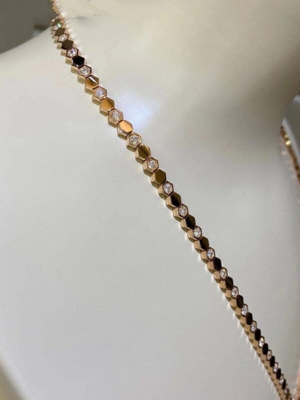 BEE LOVE NECKLACE ROSE GOLD DIAMOND