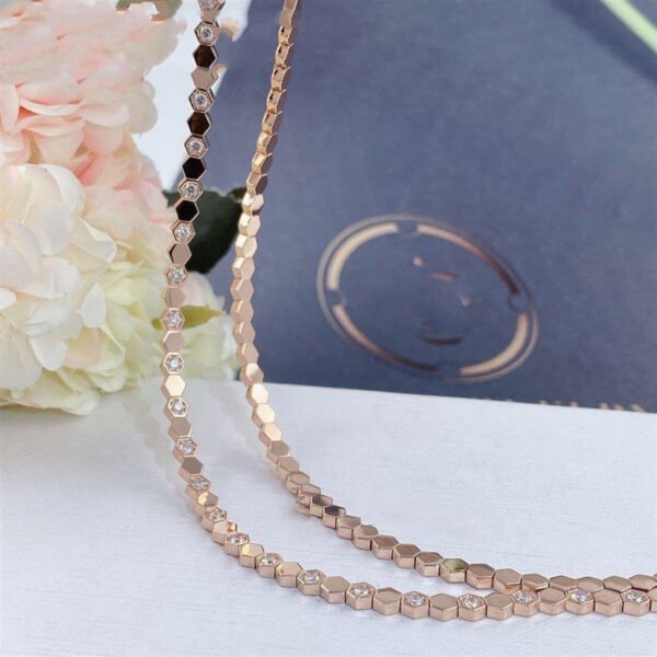 BEE LOVE NECKLACE ROSE GOLD DIAMOND