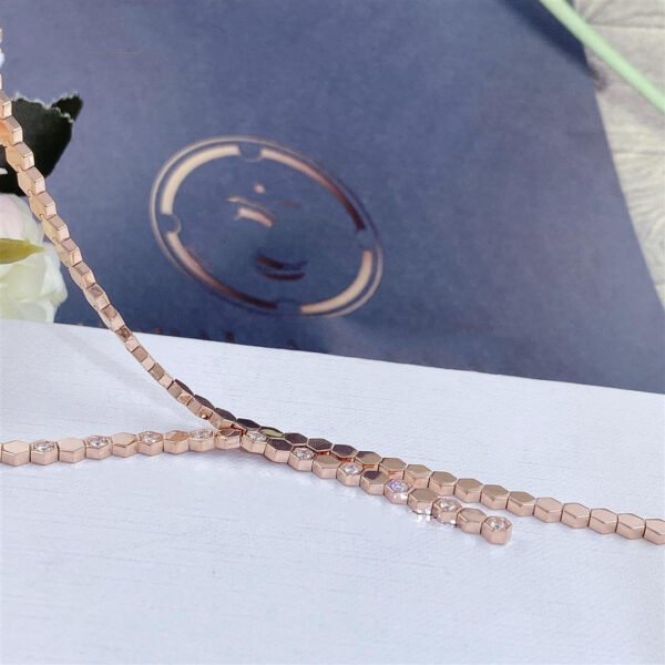 BEE LOVE NECKLACE ROSE GOLD DIAMOND