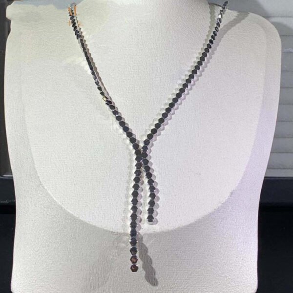 BEE LOVE NECKLACE SILVER DIAMOND