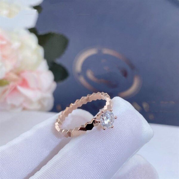 BEE LOVE RING ROSE GOLD 1 DIAMOND