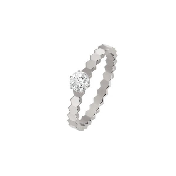 BEE LOVE RING SILVER 1 DIAMOND