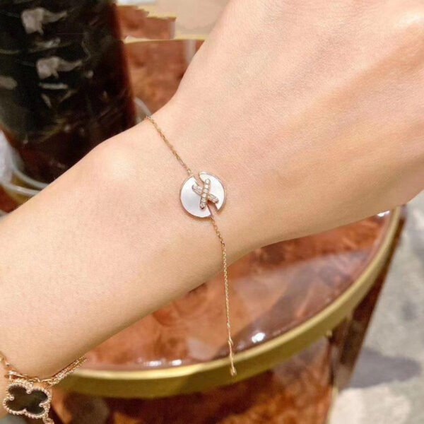 JEUX DE BRACELET MOP ROSE GOLD DIAMONDS