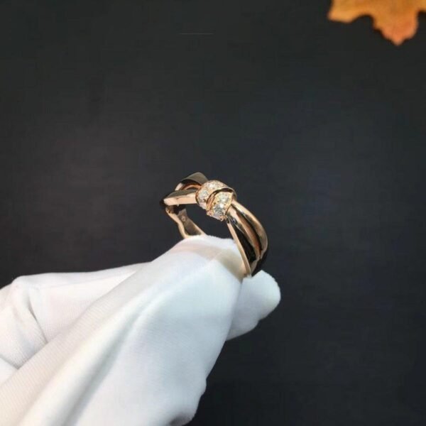LIENS RING ROSE GOLD DIAMOND