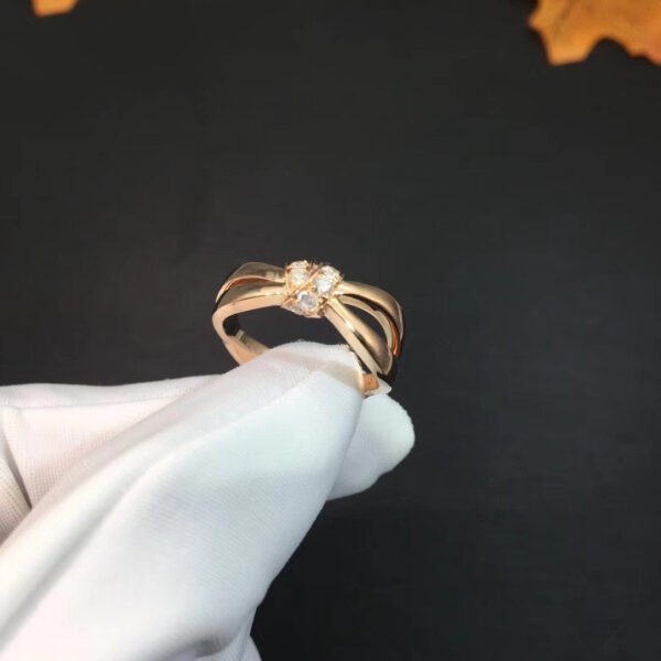 LIENS RING ROSE GOLD DIAMOND