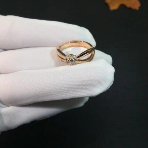 LIENS RING ROSE GOLD DIAMOND