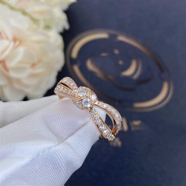 LIENS ROSE GOLD DIAMOND RING