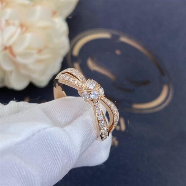 LIENS ROSE GOLD DIAMOND RING