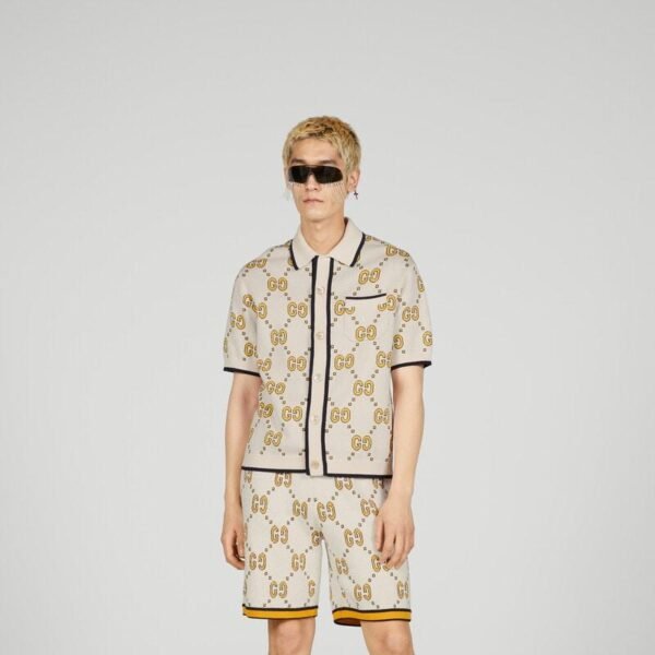 GG cotton bowling shirt - Lux Studios