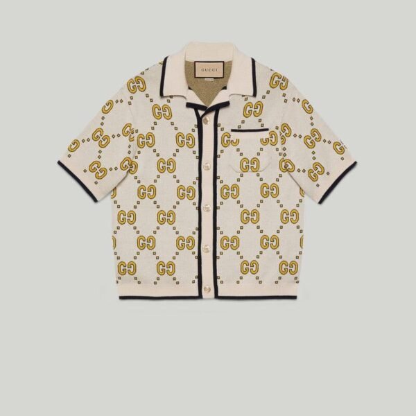 GG cotton bowling shirt - Lux Studios