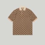 GG cotton silk polo shirt - Lux Studios