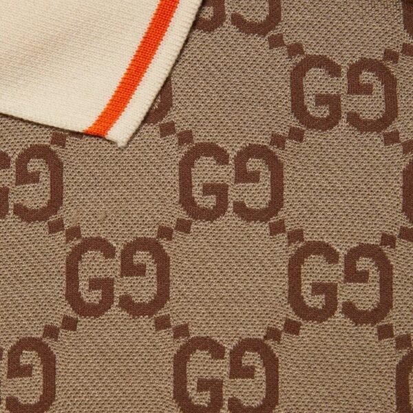 GG cotton silk polo shirt - Lux Studios