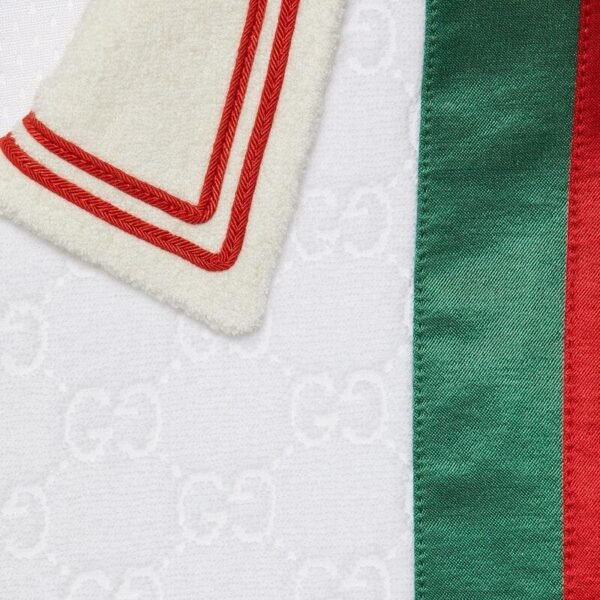 GG cotton terry cloth polo with Web - Lux Studios