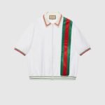 GG cotton terry cloth polo with Web - Lux Studios