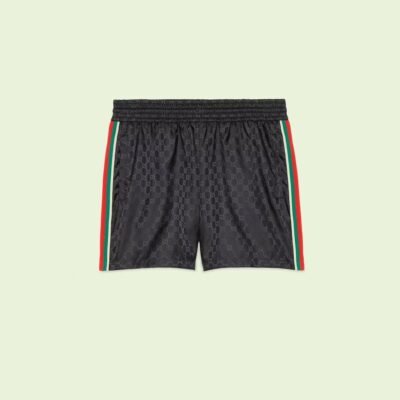 GG jacquard nylon swim shorts - Lux Studios