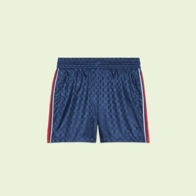 GG jacquard nylon swim shorts - Lux Studios