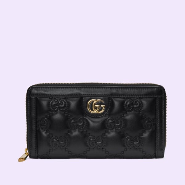 GG MATELASSÉ ZIP-AROUND WALLET - Lux Studios