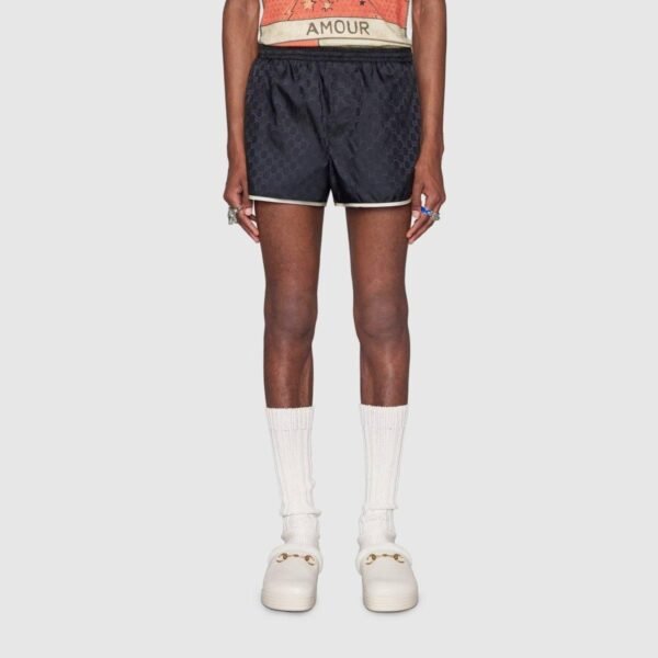 GG nylon swim short with bee - Lux Studios