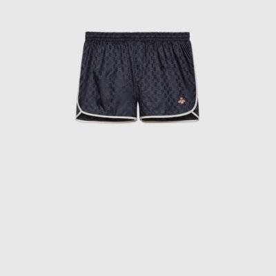 GG nylon swim short with bee - Lux Studios