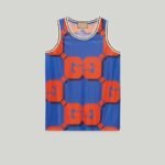 GG print mesh tank top - Lux Studios