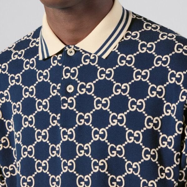 Gg Stretch Cotton Polo - Lux Studios
