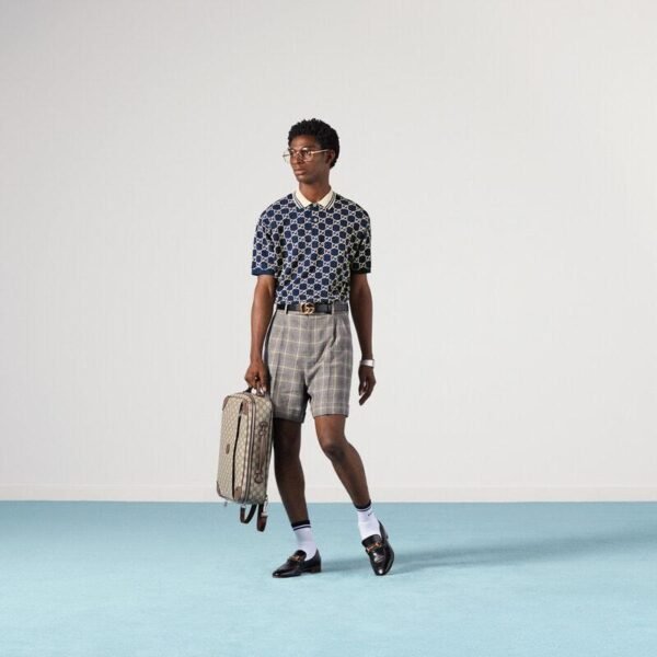 Gg Stretch Cotton Polo - Lux Studios