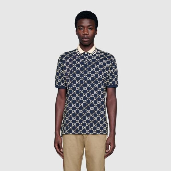 Gg Stretch Cotton Polo - Lux Studios