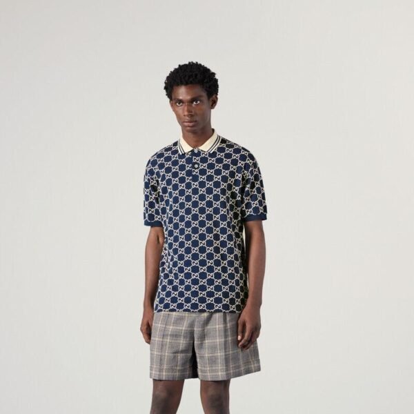 Gg Stretch Cotton Polo - Lux Studios