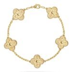 Gift Unlocked - Clover Bracelet | Limited Edition - Hammered Gold - Lux Studios