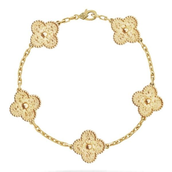 Gift Unlocked - Clover Bracelet | Limited Edition - Hammered Gold - Lux Studios