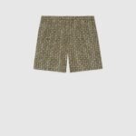 Interlocking G print nylon swim shorts - Lux Studios