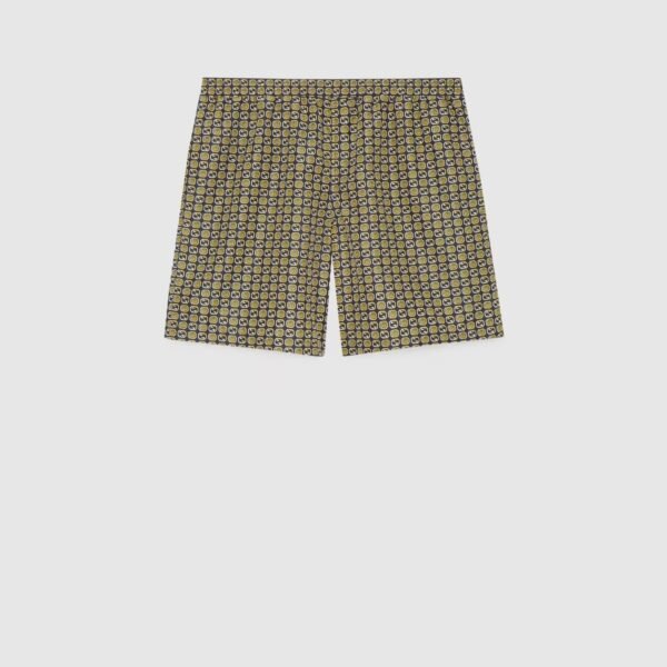 Interlocking G print nylon swim shorts - Lux Studios