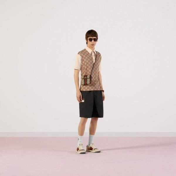 Jumbo GG cotton silk jacquard polo - Lux Studios