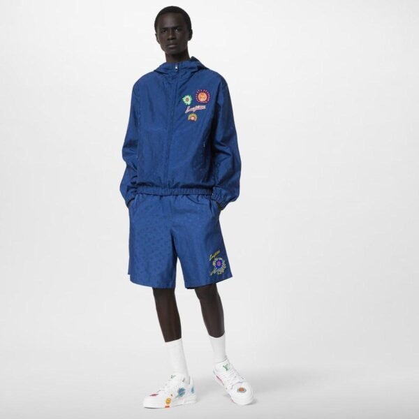 LV x YK Monogram Faces Swimshorts - Lux Studios
