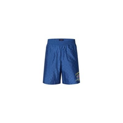 LV x YK Monogram Faces Swimshorts - Lux Studios